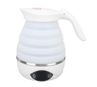 Fdit Hervidor Eléctrico Plegable, Caldera de Agua Portátil de Viaje con Control de Temperatura y Preservación del Calor, Apagado Automático y Protección de Ebullición en Seco, para (Enchufe de la UE)