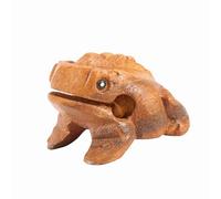 Fdit Instrumento de Rana de Madera, Fabricante de Sonido de Madera Tallada a Mano con Palo, Ruido de Croar Realista para Decoración de la Oficina en el Hogar, Símbolo de Buena Suerte (N° 4 12,7 CM)