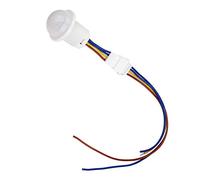 Fdit Interruptor Automático de Sensor de Movimiento Infrarrojo Duradero Ahorro de Energía 1-40W para e Oficina (Señor-HW06A 35 mm de largo, 25 mm de diámetro)
