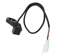 Fdit Interruptor de Control de Manillar de 22 Mm Módulo de 3 Velocidades para Motocicleta de Bicicleta Eléctrica, Interruptor de Montaje de Manillar Universal de 7/8 de Pulgada con