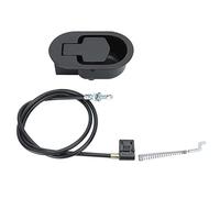 Fdit Interruptor de liberación de sofá de aleación de Aluminio con Cable Interruptor de Control de Mano reclinable Accesorio de Repuesto de Mango reclinable de Metal Negro(90mm)