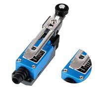 Fdit Interruptor de Límite Momentáneo con Palanca de Rodillo Ajustable, Respuesta Sensible para Interruptor Industrial de Control Mecánico