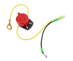 Fdit Interruptor de Parada del Motor, Interruptor de Encendido y Apagado del Botón de Parada del Motor Apto para Gx110 Gx120 Gx160 Gx200 Gx240 Gx270 Gx340 Gx390