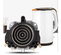 Fdit Interruptor de Termostato para Hervidor Eléctrico, 2 Piezas Acoplador de Base del Interruptor de Control de Temperatura con Punto de Contacto de Cobre, para Piezas de Repuesto