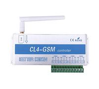 Fdit Interruptor Inteligente inalámbrico gsm SMS Sistema de Seguridad para el hogar Inteligente Interruptor 4 Canales gsm Teléfono móvil inalámbrico Control Remoto Interruptor(Enchufe DE LA UE)