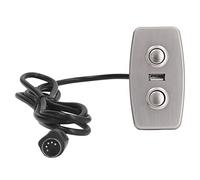 Fdit Interruptor Reclinable, Controlador de sofá Eléctrico de Carga con Enchufe USB con Material ABS para sofá Reclinable Eléctrico de Dormitorio en Casa