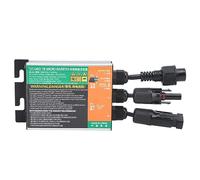 Fdit Inversor de Onda Sinusoidal Pura 260W, Aleación de Aluminio con Protección de Voltaje y Corriente, Sensor de Temperatura, Protección de Isla para Solar AC 220V