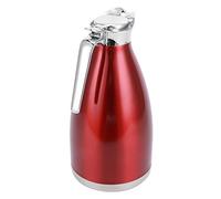 Fdit Jarra Aislada Al Vacío de 2L, Tetera Térmica de Acero Inoxidable con Pared Doble, Tapón con Pulsador, para Café Té Chocolate Caliente Cocina (cabeza plana 2L)
