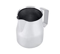 Fdit Jarra de Acero Inoxidable Jarra de Café Leche para Espumar Café Expreso Latte Art Style Jarra para Uso de Café en Casa(350ML)