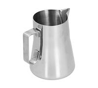 Fdit Jarra de Acero Inoxidable para Espumar Leche, 600 Ml (acero | Cuerpo Grueso de Acero Inoxidable, Resistente Al óxido, Antideslizante Cómodo, para Arte Latte y Espumar Leche