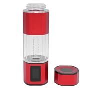 Fdit Jarra de Agua de Hidrógeno, Concentración de 5000ppb, Portátil con Modo de Retrolavado Automático para Viajes, Botella Autónoma Se Puede Utilizar con Agua para Ir (rojo)