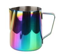 Fdit Jarra de café Colorido de Acero Inoxidable Jarra de Leche Espresso Latte Art Pitcher Cup Inicio[2#]