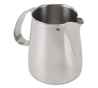 Fdit Jarra para Espumar Leche y café, Boquilla Delgada de Acero Inoxidable sin Goteo para Latte Art, Uso Doméstico (350ML)