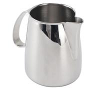Fdit Jarra para Hacer Espuma con Leche, Taza Vaporera de café con Boquilla sin Goteo de Acero Inoxidable para Tienda en Casa, Material 304 (500ML)