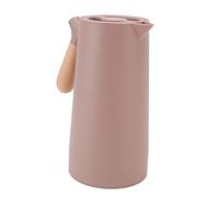 Fdit Jarra Térmica de Café Gran Capacidad 1L con de Madera de Haya para Uso Diario y Reuniones (Color café)