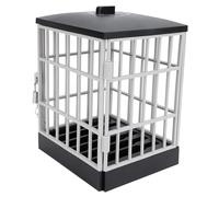 Fdit Jaula de Teléfono Móvil con Llave de Bloqueo, Caja de Bloqueo de la Cárcel del Teléfono Celular, Tiempo de Pantalla de Autocontrol Limitando la Diversión, Hablar en Lugar de Toque, (Negro y gris)