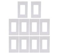 Fdit Juego de 10 Soportes de Montaje Resistentes para Placa de Pared 80301-SW Decora Plus de 1 Banda, Fácil Instalación para Mejoras en el Hogar