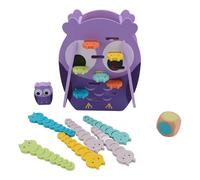 Fdit Juego de Bloques de Construcción de Búho Colorido para Juego Interactivo Entre e Hijos, Juguetes Educativos para el Desarrollo de Niños Pequeños, Madera