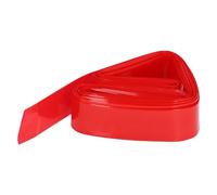 Fdit Juego de Carcasas de Plástico para Embutir Salchichas, Carcasa de Grado Alimenticio No Comestible de 4 Piezas para Hacer Jamón y Salchichas Caseras, Herramienta de Cocina (5kg Roja)