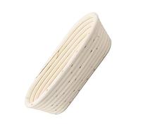 Fdit Juego de Cestas para Fermentación de Masa Madre, Kit de de Pan Ovalado con Raspador de Masa de Revestimiento y 2 Cepillos para Herramientas Artesanales para Hornear Pan Casero