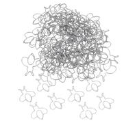 Fdit Juego de Clips de Papel de Abeja de Dibujos Animados, 80 Piezas de Clips Marcapáginas de Hierro de Colores Brillantes para Organización de Oficina y Escuela, Lindo con Forma (SILVER)