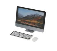 Fdit Juego de Computadora en Miniatura, Accesorios de Casa de Muñecas de Mano de Obra Realista, Efectos de Escena de Vida de Casa de Muñecas, Material Plástico 1/12 (Juego de computadora de Tres