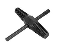 Fdit Juego de Herramientas Extractoras de Tornillos de Alta Dureza para Extracción de Tornillos Dañados, Herramienta de Reparación de Automóviles de Doble Cabeza G1/2 Pulgadas + G3/4 Pulgadas