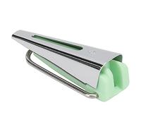 Fdit Juego de Máquina para Hacer Cinta Al Bies, Herramienta de Encuadernación de Acero Inoxidable con 5 Tamaños de Tela para Bricolaje, Acolchado, Dobladillo, Manualidades Domésticas (6mm verde)
