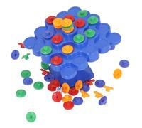 Fdit Juego de Mesa de árbol Equilibrado e Inodoro, Juguete Interactivo de Aprendizaje Temprano para Niños, Diseño Compacto, Interacción Entre e Hijos, Material de