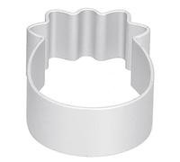 Fdit Juego de Moldes para Hornear, 10 Piezas de Acero Inoxidable, Molde para Pastel de Luna, Formas 3D, Fondant y Arcilla Artesanal, Galletas, Cortador de Galletas, Juego (forma de piña)