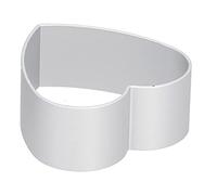 Fdit Juego de Moldes para Hornear, 10 Piezas de Acero Inoxidable, Molde para Pastel de Luna, Formas 3D, Fondant y Arcilla Artesanal, Galletas, Cortador de Galletas, Juego (forma de corazón)