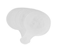 Fdit Juego de Plantillas de café, 16 Moldes para Arte Latte con Coctelera de Cacao de Acero Inoxidable para Capuchino, Kit de Decoración de café PP de 13,2x8,5 Cm (16 piezas de plantillas de