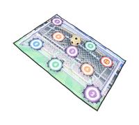 Fdit Juego de Tapete de Juego de Balón de Fútbol, práctica de Objetivo Precisa con Balón de Fútbol para Niños, de Portería de Lanzamiento Interior y Exterior para Familia (Tipo B)