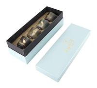 Juego de tazas de té al horno Retro de 4 piezas, juego de té de Kung Fu de cerámica de estilo japonés, utensilios para té(2#)