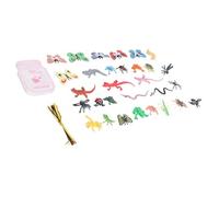 Fdit Juego único de Tarjetas de Love Bug con Decoraciones de Insectos, Recuerdos de San Valentín para Reuniones Familiares, Actividades en el Aula, Papel Plástico, 30 Juegos (Tipo E)