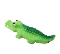Fdit Juguete Chirriante para Perros de Látex, Cocodrilo Verde, 22cm, Chirriador Suave y Resistente con Resistencia a los Dientes para Juegos Interactivos en Interiores y Exteriores (Colores Variados)