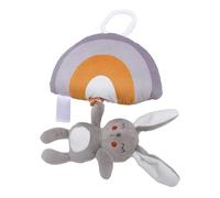 Fdit Juguete Colgante de Felpa para bebé, Exquisito Juguete de Campana de Animal de Dibujos Animados para Manija de Puerta de Coche, Diseño de Caja de Música para Bebés, de Peluche para Colgar en