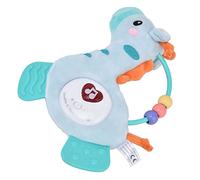 Fdit Juguete de Dentición de bebé de Peluche Iluminado con Música, Lindo Diseño Animal para el Desarrollo, 3 Baterías LR44 Incluidas, Ideal para Cochecitos (GREEN)