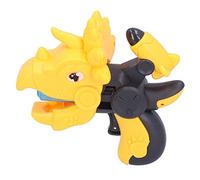 Fdit Juguete de Dinosaurio de Proyección con Luz Fría para Niños Pequeños - Juguete con Sonidos de Luz para Jugar Divertido, Plástico LR44 X 3 Piezas Incluidas (Yellow)