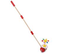 Fdit Juguete de Madera para Caminar para Bebés Mayores de 3 Años, Desarrollo de Habilidades Motoras, de Cumpleaños Adecuado, Pintura No Tóxica, Función de Campana