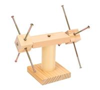 Fdit Juguete de Madera para Enriquecer Hámster, Alimentador Giratorio de Forraje con Dispensador de Golosinas para Hámster, Cobaya, Rata, Chinchilla, Jerbo, Animal Pequeño