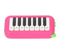 Fdit Juguete de Piano de Bolsillo para Niños Máquina de Piano de Dedo Musical Educativo para Niños y Niñas, Juguete de Música Electrónica Portátil para Uso en el Hogar y la Escuela (Rojo)