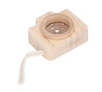 Fdit Juguete de Prisma Estilo Cámara único para Niños, Que Proporciona una Visión Interesante, Efecto Ojo de Abeja, Aprendizaje Portátil Mientras Juegas (Color Madera)