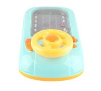 Fdit Juguete de Volante de Carreras, Aumenta la Dificultad con Botón Giratorio, para Niños en Navidad, Juguete de Simulación, Edad Aplicable Mayor de 3 Años, Material Plástico (Coche de Carreras)