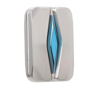 Fdit Juguete Deslizante Magnético para Dedos, Deslizador Giratorio de Tarjeta de Empuje de Metal de Aleación de Zinc con Diseño Ergonómico y Piedra Preciosa Azul para Escritorio de