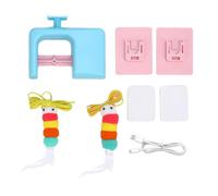 Fdit Juguete Eléctrico Automático para Gatos, Juguete Interactivo para Colgar en la Puerta con Batería Recargable por USB de 300 MAh, Juego Activado por Movimiento para Gatos de