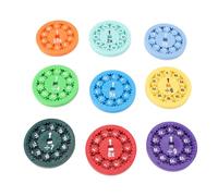 Fdit Juguete Giratorio de Datos Matemáticos Coloridos para Experiencias Emocionantes de Aprendizaje de Matemáticas, Juego Interactivo, Juguete con la Punta de los Dedos Fácil de Transportar, (#12)