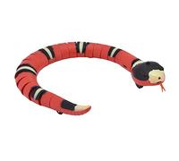 Fdit Juguete Interactivo para Gatos, Serpiente Electrónica con Detección Inteligente con Lengua en Movimiento y Ojos Parpadeantes para Entrenamiento para Evitar Obstáculos, Truco