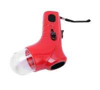 Fdit Juguete Lanzador de Golosinas para Cachorros, Alimentador de Aperitivos de Plástico para Mascotas, Herramienta Interactiva de Entrenamiento para Perros de Mano (Rojo)