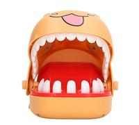 Fdit Juguete para Dientes de Dedo, Juego Interactivo para Aliviar el Estrés del Dentista, para Cumpleaños de Niños, Jugar con Amigos (Orange)